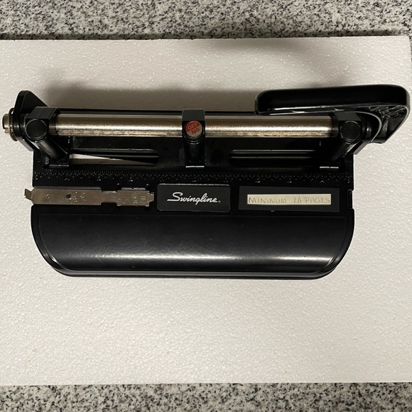 Swingline Other Vintage Swingline 3 Hole Punch With Lever Handle